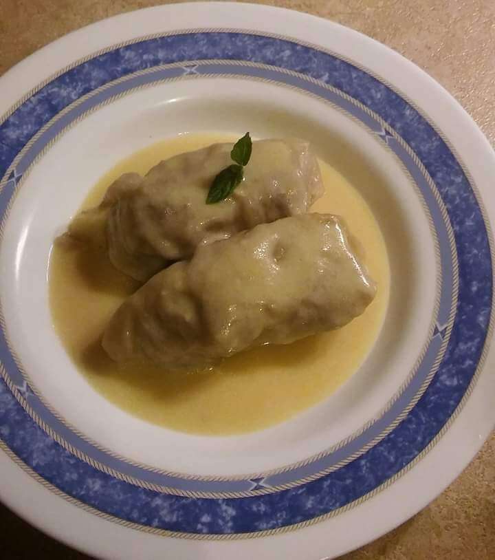 Cabbage rolls Greek Style